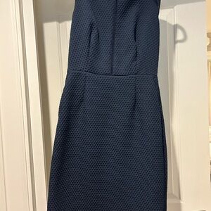 J. Crew Navy tailored work wear dress